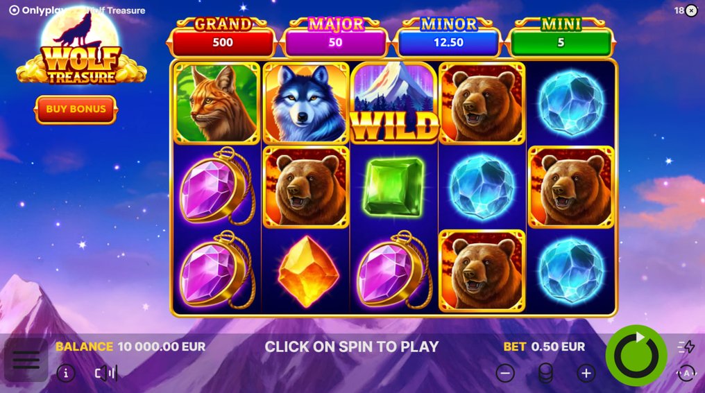 Wolf Treasure play