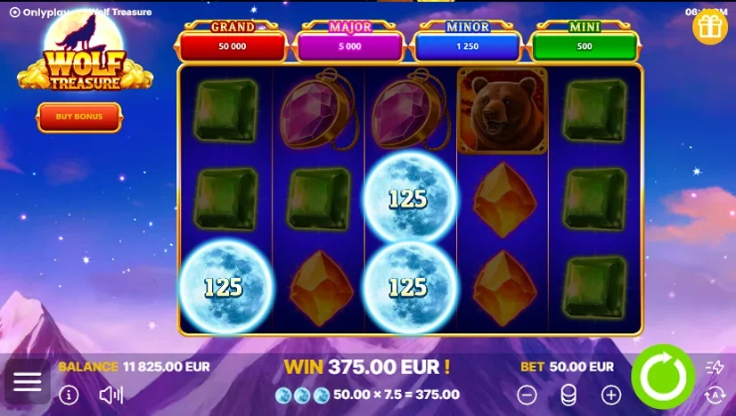 Wolf Treasure play