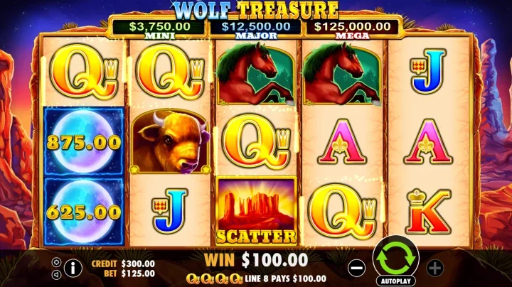 Wolf Treasure play